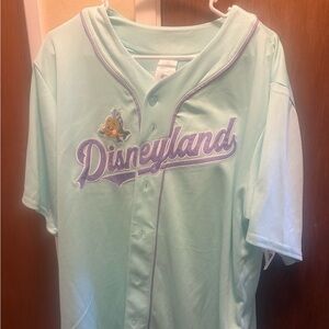 Disney Buttoned Green and Purple Jersey